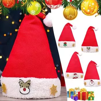 Рождественская шапка-снеговик для старика, для детей и взрослых, вязаный шерстяной головной убор, подарок для детского сада One Size зелёный