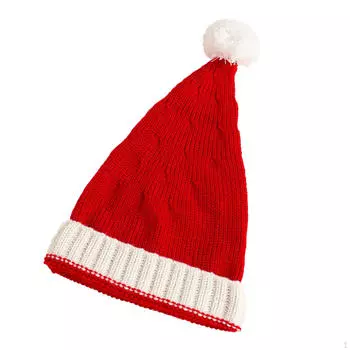 Рождественская шапка, теплая шапка, реквизит для фотосъемки, аксессуары для костюмов Санты на праздник, Kids