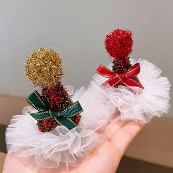 Рождественская шапка-заколка для волос Рождественский костюм нарядная корейская заколка для волос детская заколка для волос D