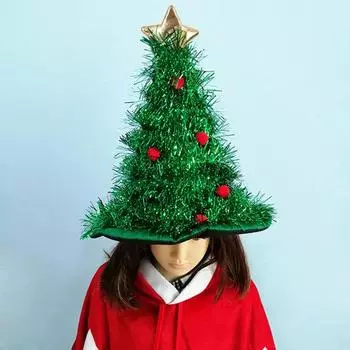 Рождественская шляпа, креативная остроконечная шапка с острым верхом, устойчивая к разрыву шляпа для рождественской елки, мужская и женская шляпа для рождественской елки, шапка для рождественской елки на Рождество One Size D