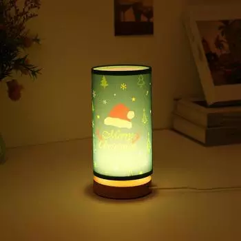 Рождественская шляпа светодиодный ночник простой тканевый атмосферный светильник гостиная вечеринка спальня декоративный подарок на день рождения зелёный