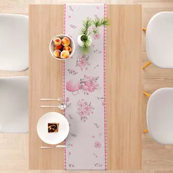 Рождественская скатерть для кафе, декоративная дорожка для дома на День святого Валентина