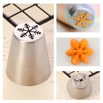 Рождественская снежинка, кремовый декор, инструмент для украшения юбки торта, насадка для кондитерской трубки, формочка для кексов, советы по выпечке тартов, аксессуары