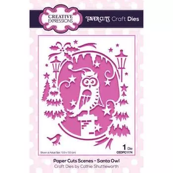 Рождественская Сова Открытка Фон Дизайн Стиль Скрапбукинг Ремесло Die 3D DIY Изготовление Фестивальных Открыток серебряный