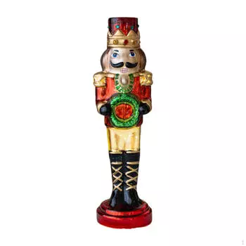 Рождественская статуэтка, украшение для стола, световая скульптура, подарок Large_Rose Golden Base