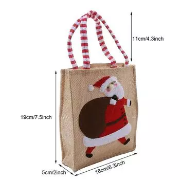 Рождественская сумка для хранения конфет, шоколада, сумка для яблок, рождественский подарок, Санта-Клаус, подарочный пакет для снеговика, рождественские принадлежности