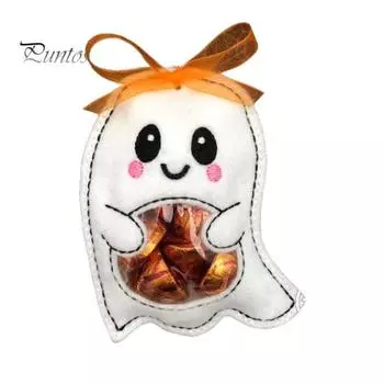 Рождественская сумка для конфет с ленточным ремешком, мультяшный Санта-Клаус, снеговик, лось, милый кулон, креативный держатель для конфет, многоразовая фетровая сумка для лакомств, Рождество