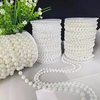 Рождественская Свадебная Сцена Композиции Рождественская Елка Наряды Украшения Подвески Сделай Сам Декоративные Подвески Жемчужная Нить Цепь Бусин