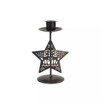 Рождественская свеча украшение стола прочное железо экологичное для домашнего стола ремесла Elk чёрный