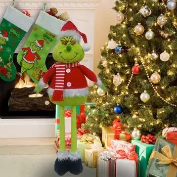 Рождественская телескопическая стоячая кукла Рождественские украшения Рождественские подарки One Size