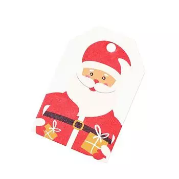Рождественская тематическая бумага DIY крафт-бумага этикетка для дома и офиса праздничное украшение подвесной орнамент 1#