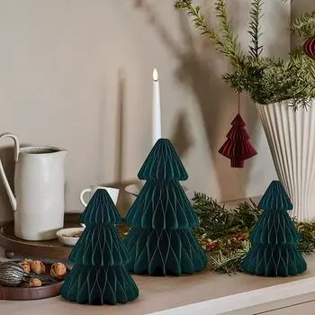 Рождественская вечеринка Hone складное настольное украшение подарок креативное стереоскопическое украшение на елку