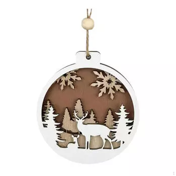 Рождественская входная дверь деревянная подвеска рождественская елка украшение деревянная вывеска для праздничной вечеринки дома