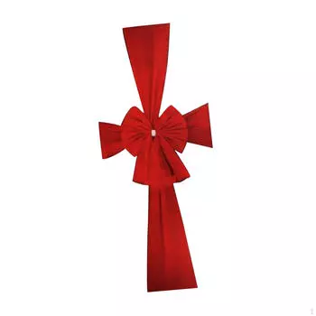 Рождественская входная дверь с красным бантом Рождественский шкаф для упаковки подарков Фестиваль