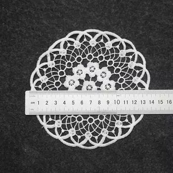 Рождественская вышивка Цветочная аппликация Подставка для стола Подставка под чашку Чехол для кофейной кружки Подставки для напитков Для стаканов Товары года