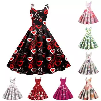 Рождественская женская повседневная модная юбка с цветочным принтом в стиле панк-ретро с открытыми плечами L бежевый