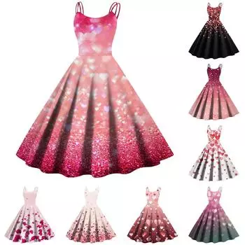 Рождественская женская повседневная модная юбка с цветочным принтом в стиле панк-ретро с открытыми плечами L бежевый