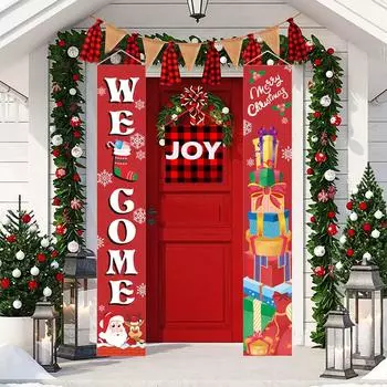 Рождественские баннеры с изображением Щелкунчика для широкого применения, крыльцо, табурет для домашнего офиса, бара, ветрозащитная модель, баннеры с изображением Щелкунчика