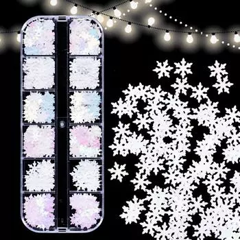 Рождественские блестки конфетти эпоксидная смола наполнитель для форм ногтей блестки блестки хлопья для ногтей снежинка смола наполнитель материал