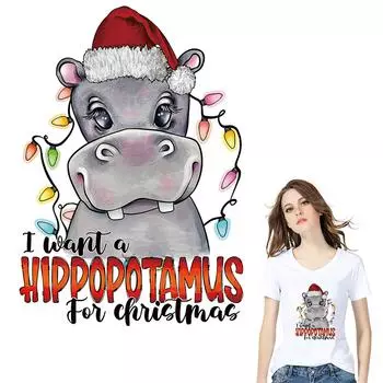 Рождественские быки, термонаклейки, термополоски, аксессуары «сделай сам», наклейка, модный термопресс, аппликация, джинсовые нашивки для рюкзака