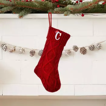 Рождественские чулки, конфетные мешки, украшения для дома, вечеринки, праздничные подарки, семья белый