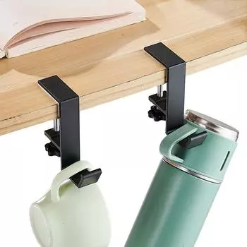 Рождественские держатели для чулок, регулируемые металлические крючки, вешалки для чулок на мантии, декор Single Hook Black