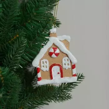 Рождественские домики из смолы, елочные украшения, розовые пончики, снежинки, елочные игрушки, украшения, Новый год 2024 Navidad