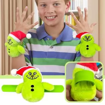 Рождественские джинны, мягкие игрушки с кольцами, рождественские подарки, куклы с зелеными волосами One Size зелёный