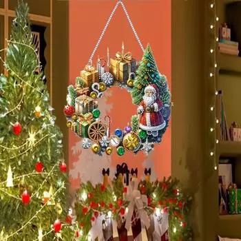 Рождественские елочные украшения, акриловые украшения, рождественская елка, подвесные подвески, декор One Size