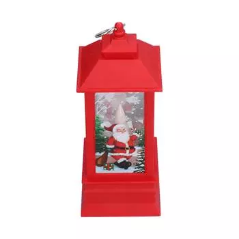 Рождественские фонарики на батарейках со светодиодной подсветкой в виде снеговика для рождественских праздничных украшений