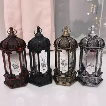 Рождественские фонарики создают атмосферу в помещении/на открытом воздухе в стиле ретро, стеклянный ночник, декоративные светодиодные украшения чёрный