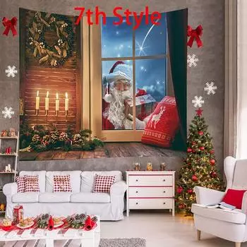 Рождественские фотофоны Гобелен Фоновая ткань Украшение для гостиной