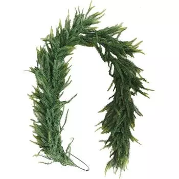 Рождественские гирлянды из сосны 4,9/5,9 футов, реалистичные гирлянды из искусственной сосны, гирлянда из искусственной сосны 180cm