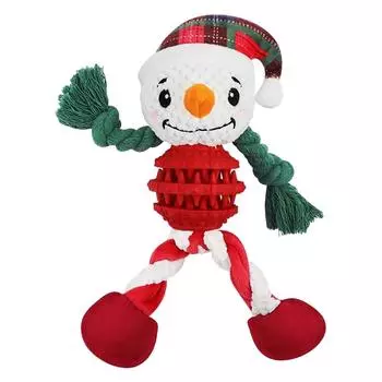 Рождественские игрушки для жевания собак, устойчивые к укусам, интерактивные игрушки, портативные товары для животных Santa