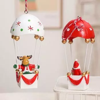 Рождественские игрушки-парашюты ручной работы, симпатичная игрушка-парашют, снеговик, праздничный декор Elk