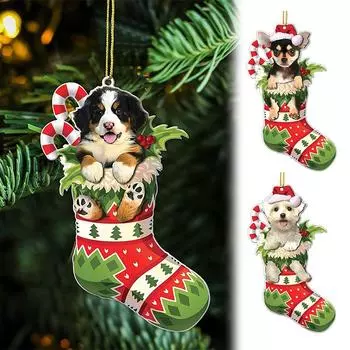 Рождественские интересные рождественские елочные подвески, украшения для вечеринки, рождественские елочные принадлежности