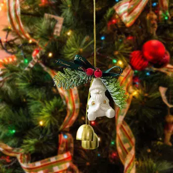 Рождественские колокольчики в форме подвесных украшений своими руками для домашнего кафе Santa Claus