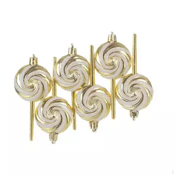 Рождественские конфеты леденцы набор подвесные украшения шарм подвески для вечеринки свадьба Silver