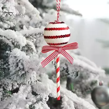 Рождественские конфеты, украшение из пенопласта, мятные леденцы, рождественское украшение, сделай сам, подвесная елка для праздничного декора A