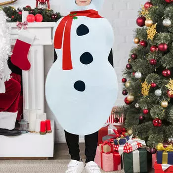 Рождественские костюмы Одежда для переодевания на сцену Представление Ролевая игра Kids_Snowman