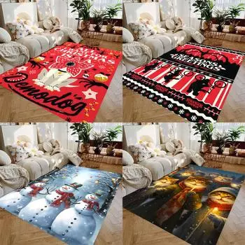 Рождественские ковры, фланелевые ковры для дома, гостиной, спальни, ванной комнаты, коврики для машинной стирки, домашний декор 40X60cm-16x24in