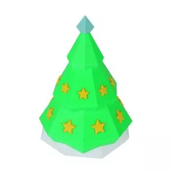 Рождественские красочные украшения Украшение рождественской елки One Size зелёный