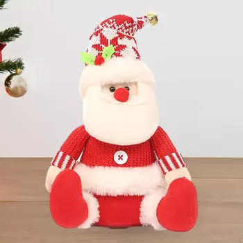 Рождественские куклы, сидящие мягкие игрушки для взрослых, подарки на день рождения для дома Santa Claus