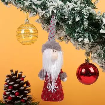 Рождественские кукольные подвески, милые ангелочки, девочки, Санта-Клаус, лось, рождественская елка, подвесные украшения для дома, Навидад, год, Ноэль, декор