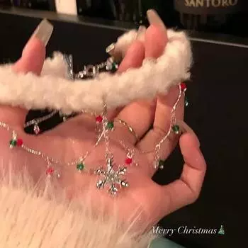 Рождественские лимитированные украшения на ожерелье Sweet Star F