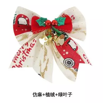 Рождественские Мини Очаровательные Бантики Колокольчики Украшения Разных Цветов Для Праздничного Настроения A