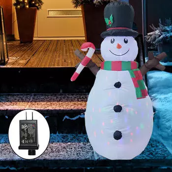 Рождественские надувные изделия высотой 5,2 фута для украшения улицы на зиму