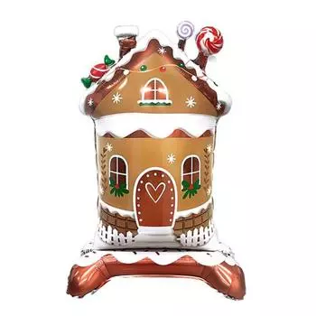 Рождественские надувные украшения, стоящая Санта-Клаус, снеговик, алюминиевая фольга, воздушные шары, многоразовые праздничные украшения для рождественских вечеринок, домашний декор F