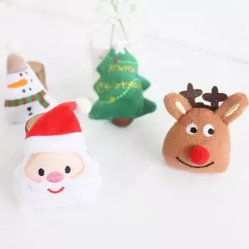 Рождественские нагрудные значки броши снеговик лось рождественская елка Санта-Клаус аксессуары