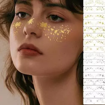 Рождественские наклейки для глаз с изображением лица, подводка для глаз, тени для век, временные наклейки, наклейки для женщин и девочек, костюм на Хэллоуин, одежда для косплея, аксессуары для вечеринок a